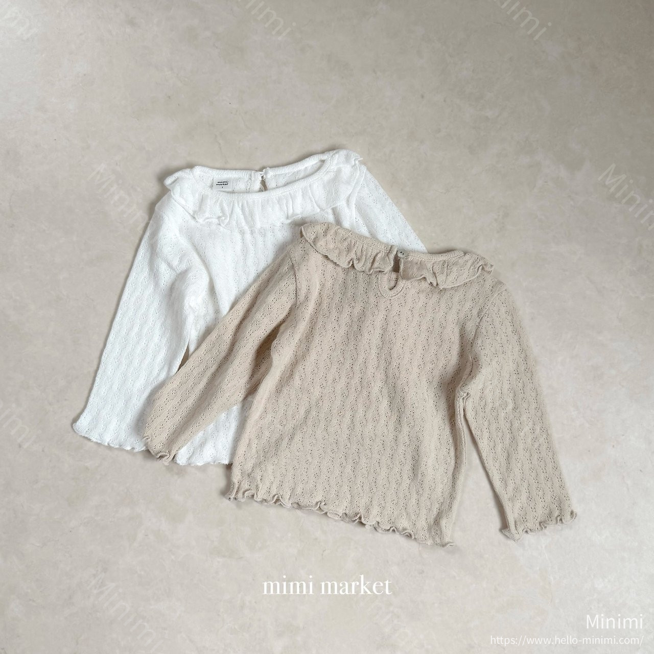 mimi-market Erbon Collar T-shirt 細節圖 16