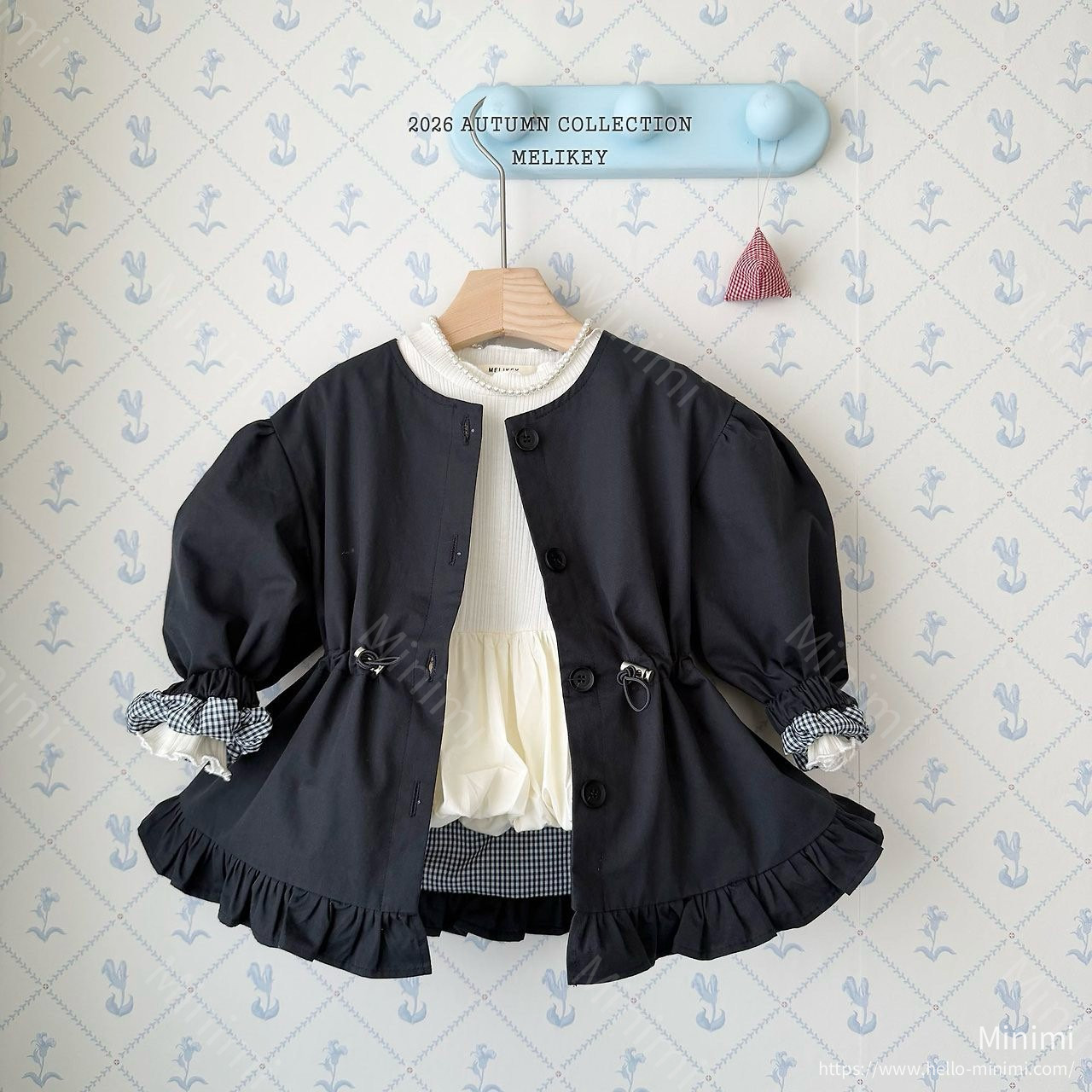 Melikey Momo Frill Trench Coat 細節圖 14