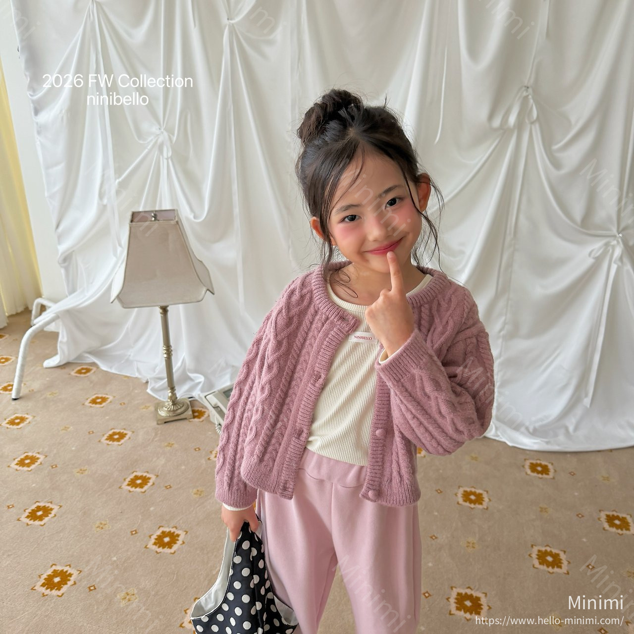 ninibello Mauve Knit Cardigan 細節圖 23