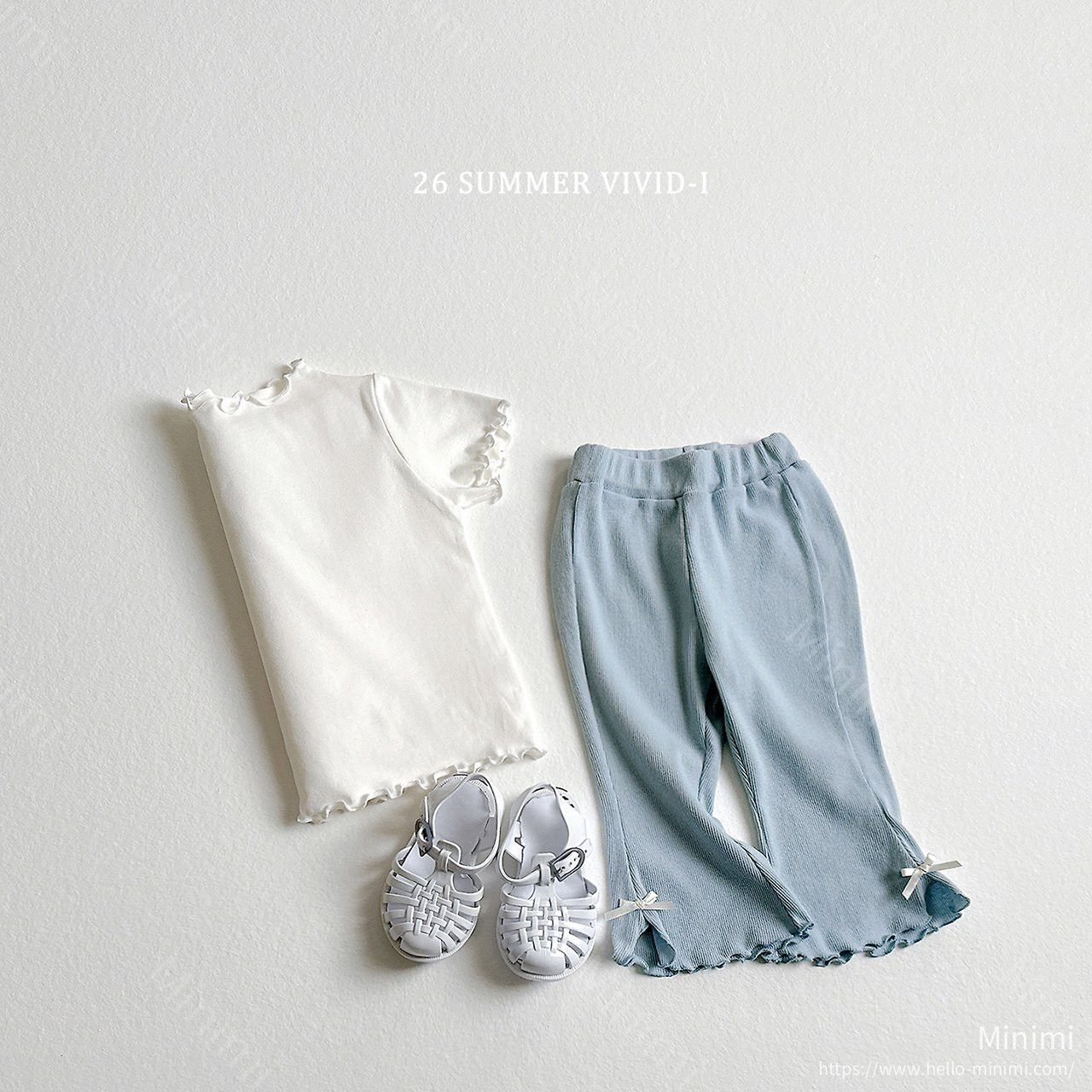 VIVID-I Ribbon Slit Fluted Cropped Pants 細節圖 5