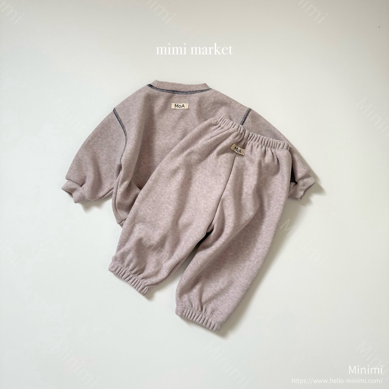 mimi-market Mink Terry Pants 細節圖 10