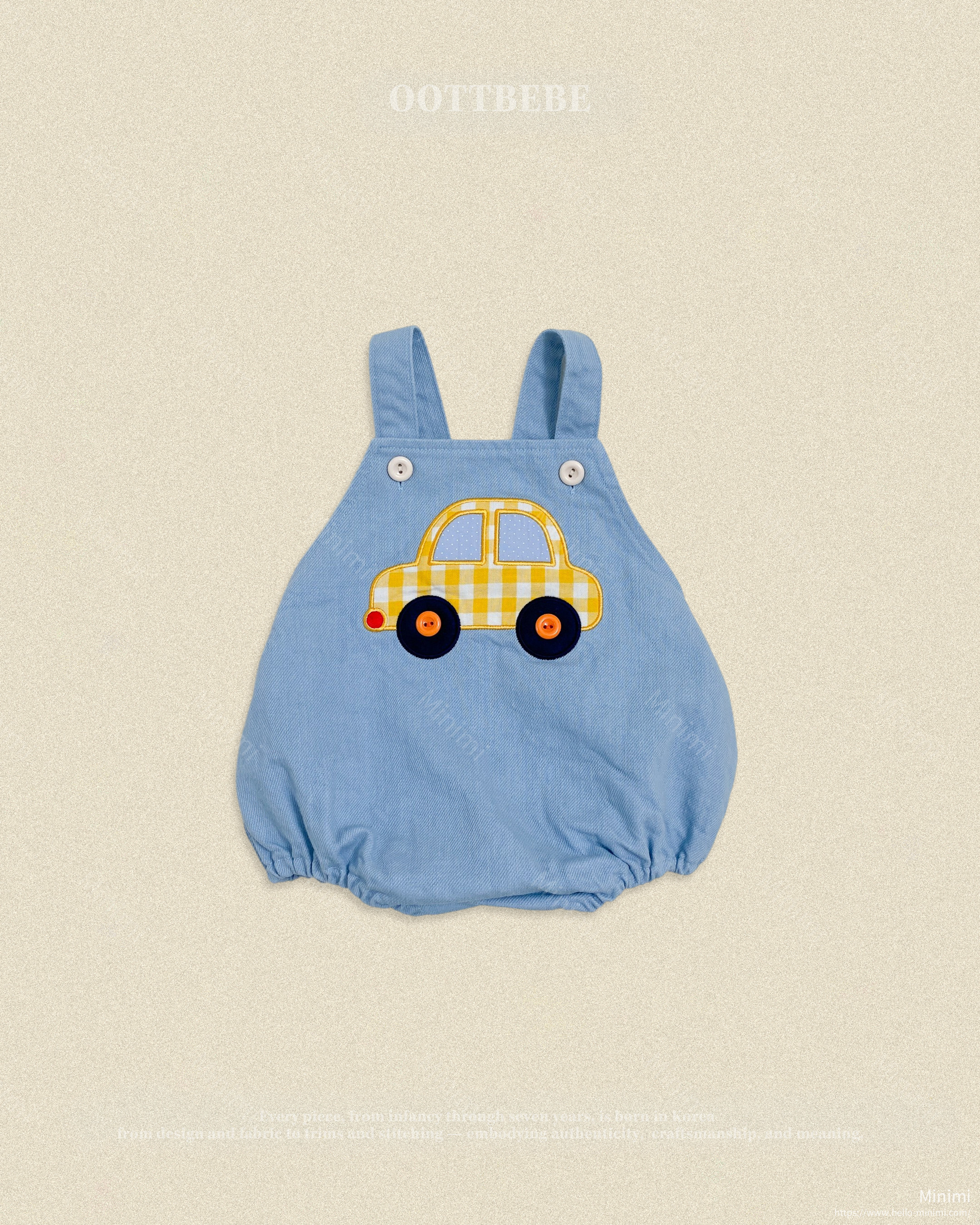 oott bebe Boongboong Denim Bodysuit 細節圖 6