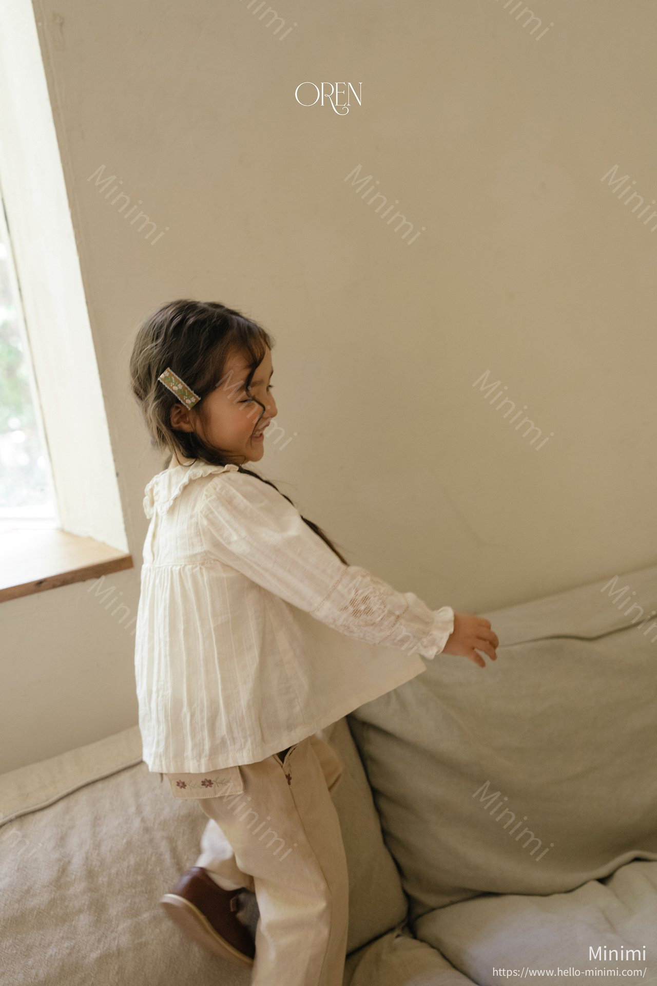 Oren Honey Beige Blouse 細節圖 3