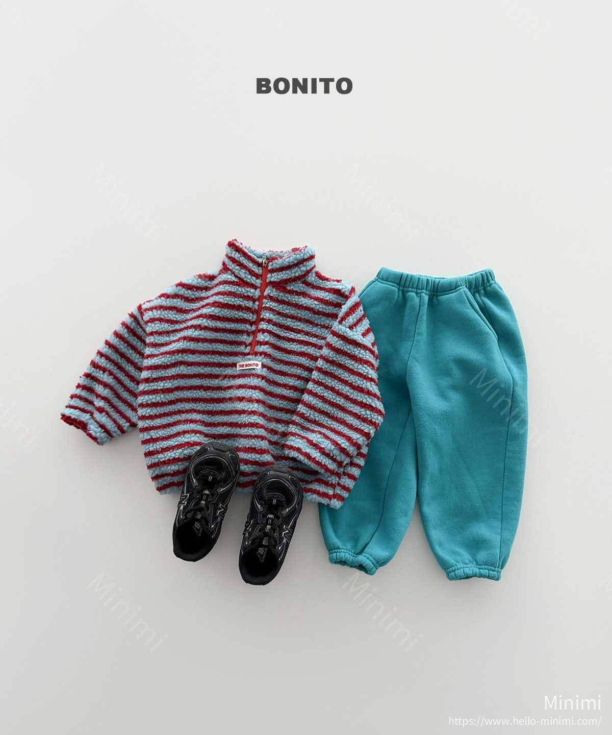 BONITO Dumble Stripe Half-Zip 細節圖 7