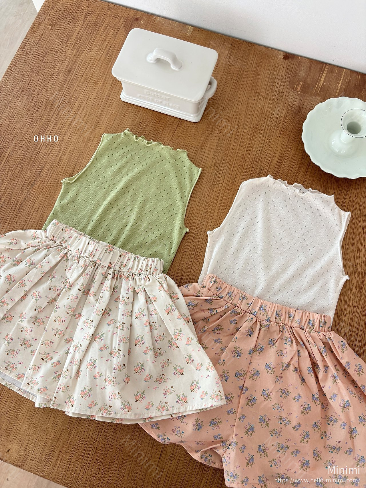 OHHO Eyelet Sleeveless Tee 細節圖 7