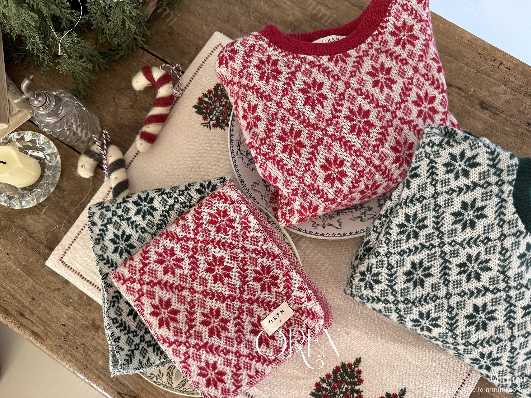 Oren Snowflake Knit Sweatshirt 細節圖 8