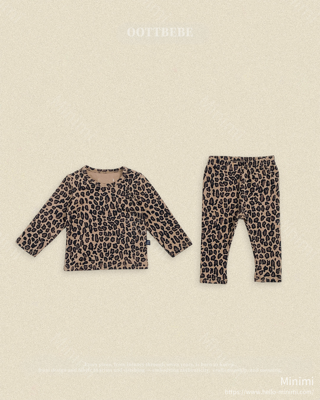 oott bebe Little Leopard Loungewear 細節圖 7