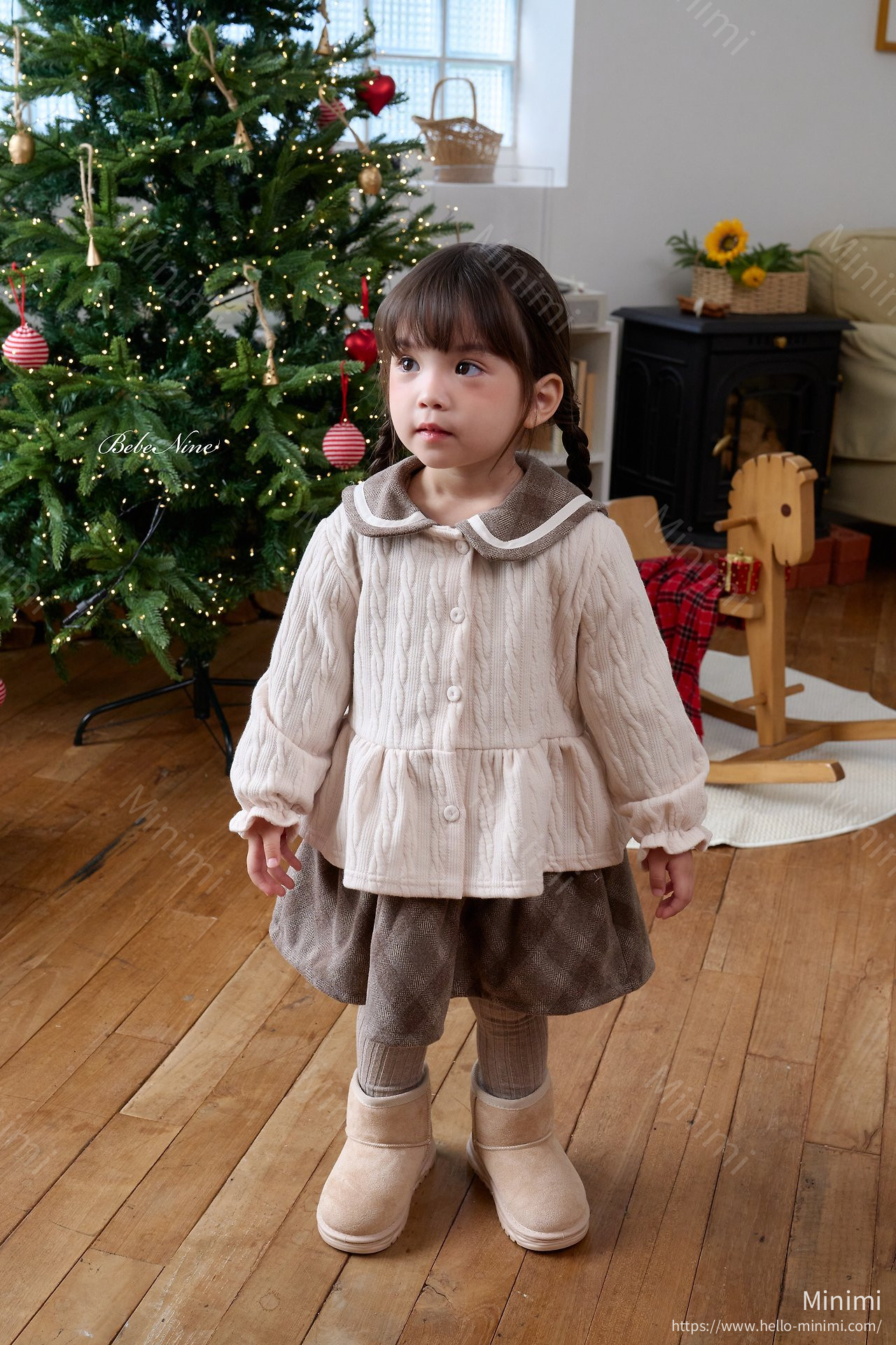 bebe nine Lauren Cardigan - 韓國童裝代購主圖