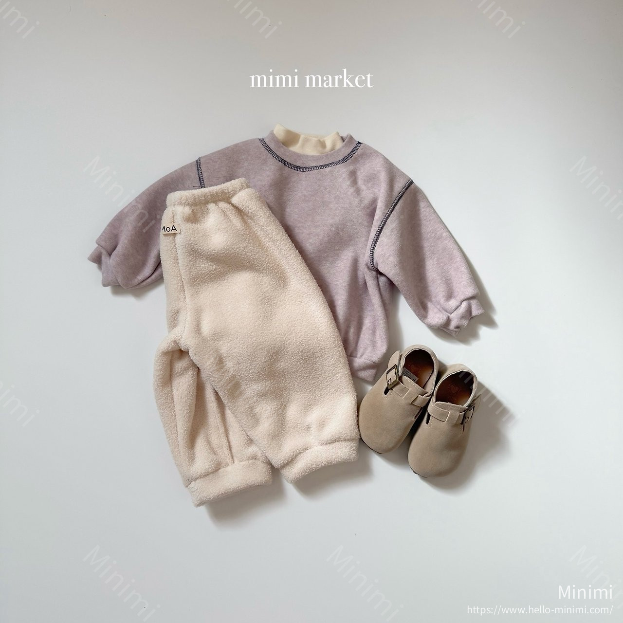 mimi-market Mink Terry Sweatshirt 細節圖 2