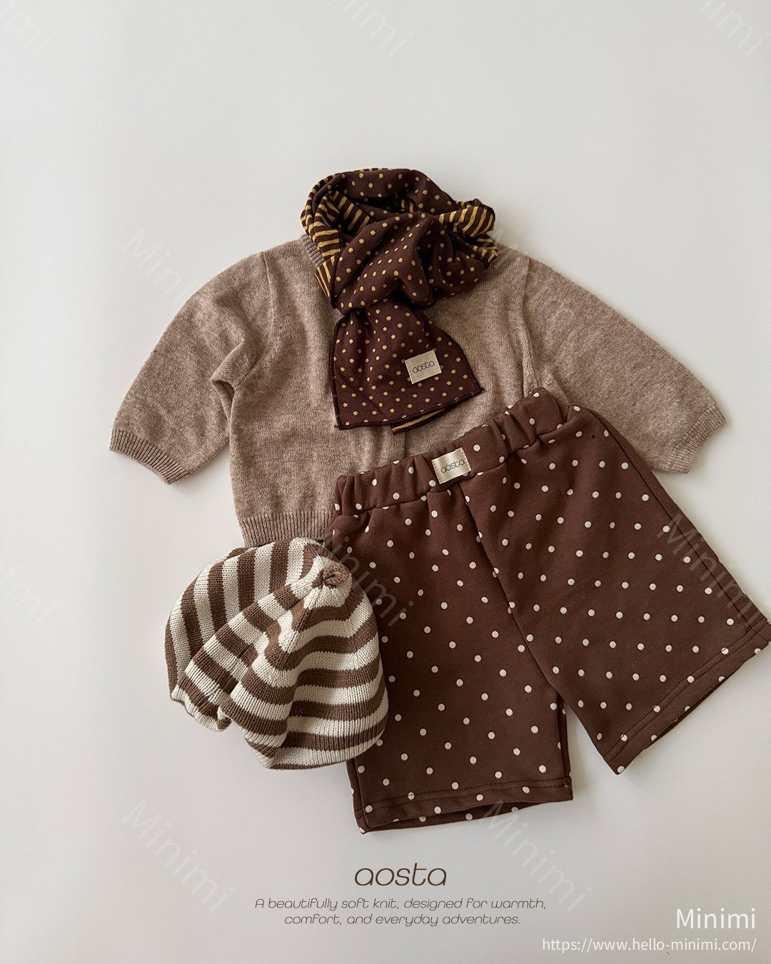 Aosta atelier Choco Chip Muffler 細節圖 5