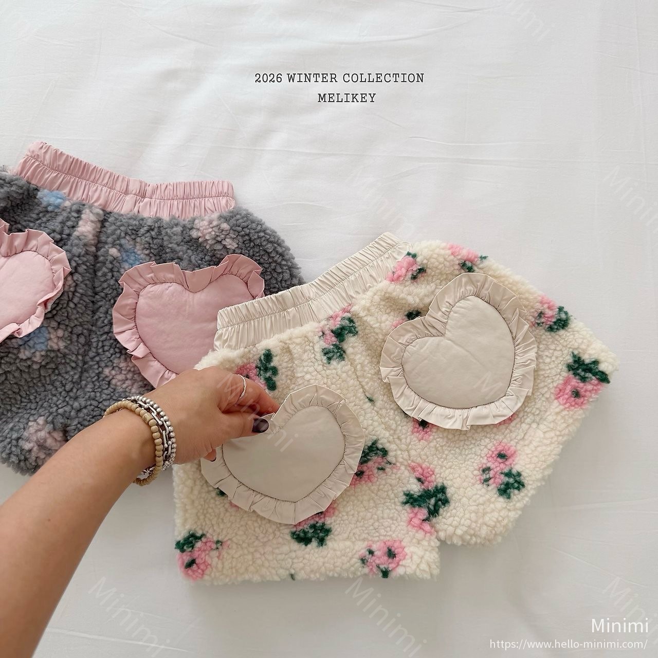 Melikey Heart Flower Shorts 細節圖 26