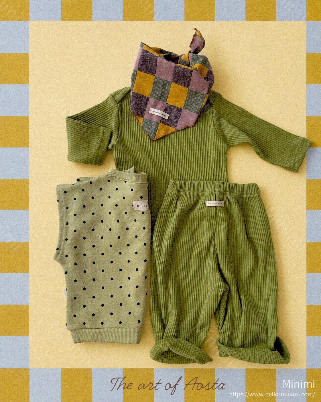 Aosta atelier Patchwork Scarf 細節圖 8