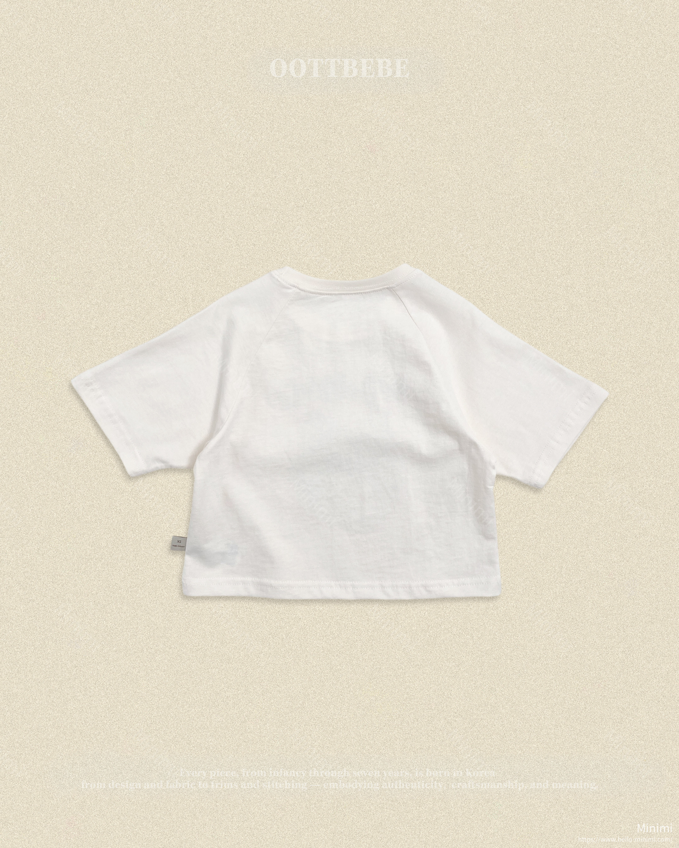 oott bebe Bread Raglan T-shirt (Kids) 細節圖 9