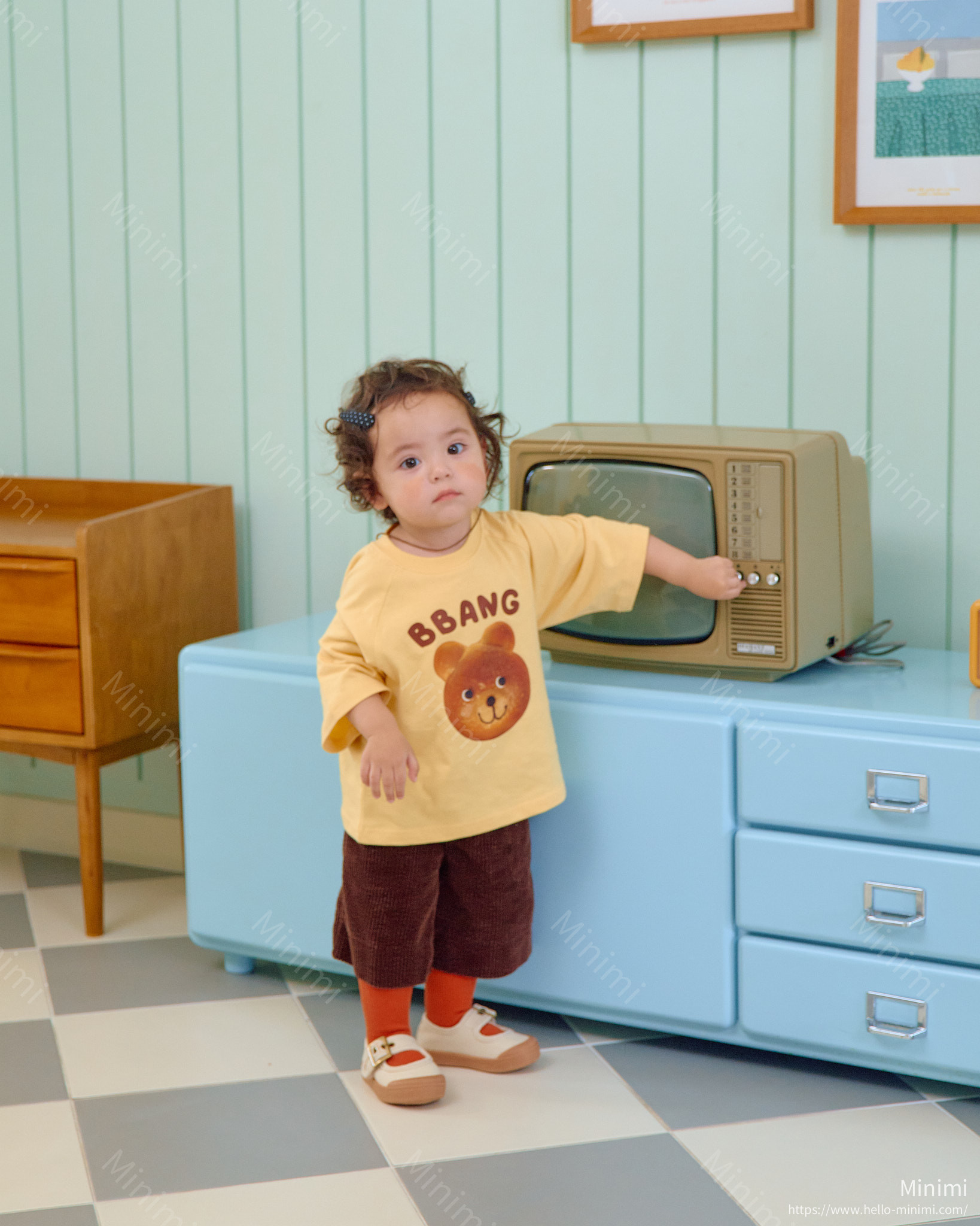 oott bebe Bread Raglan T-shirt (Kids) 細節圖 31