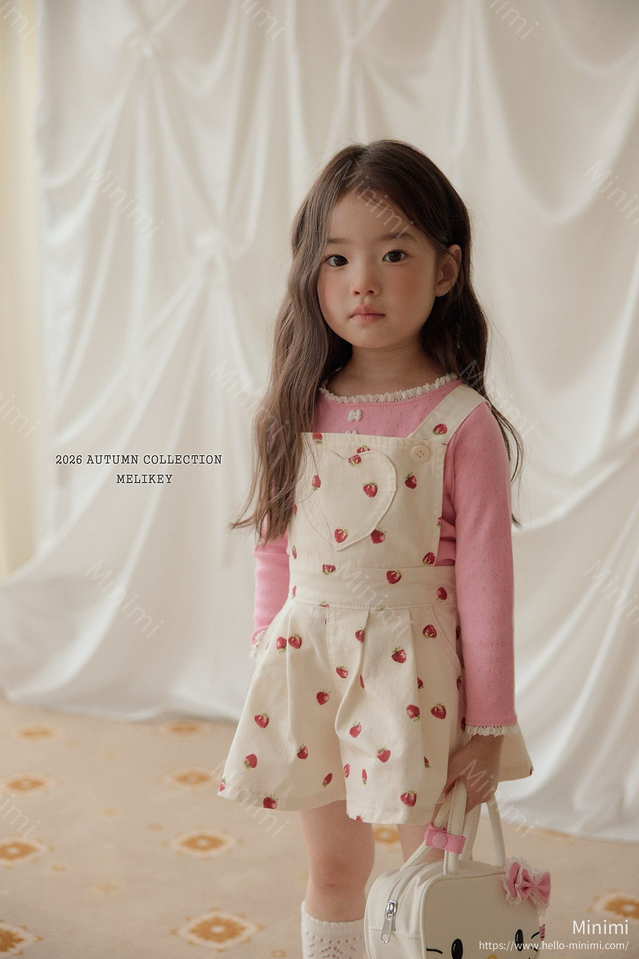 Melikey Strawberry Heart Overalls 細節圖 21