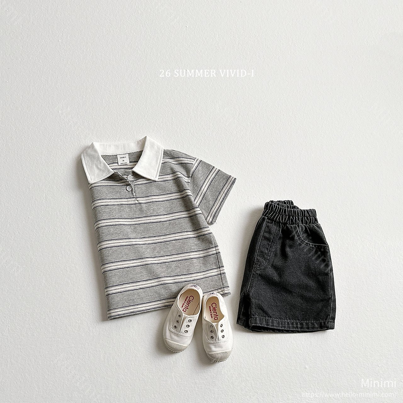 VIVID-I Multi Collar Striped T-Shirt 細節圖 11