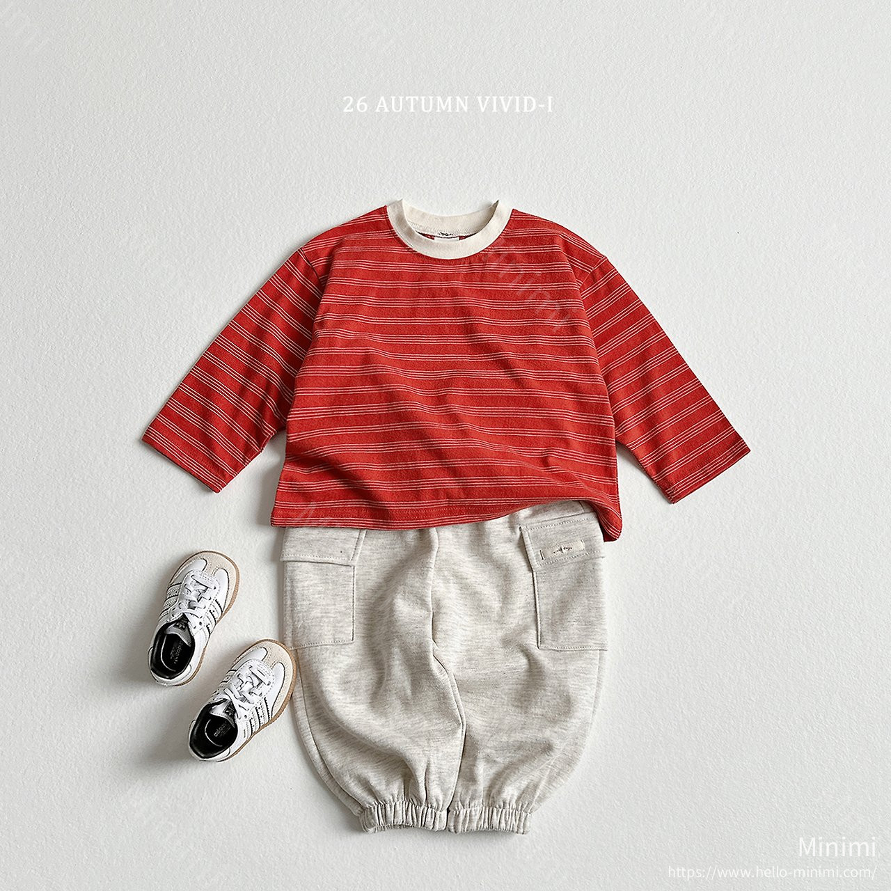 VIVID-I Stripe Smile Label T-shirt 細節圖 3