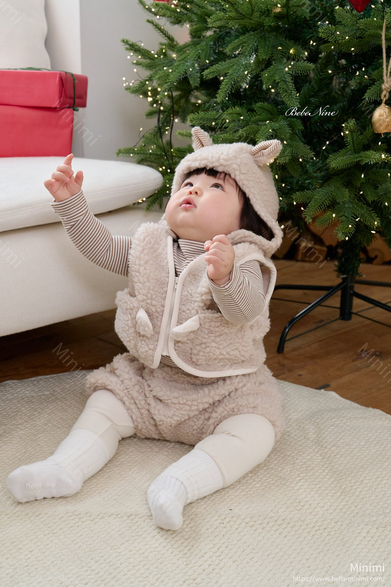 bebe nine Little Lamb Vest 細節圖 4
