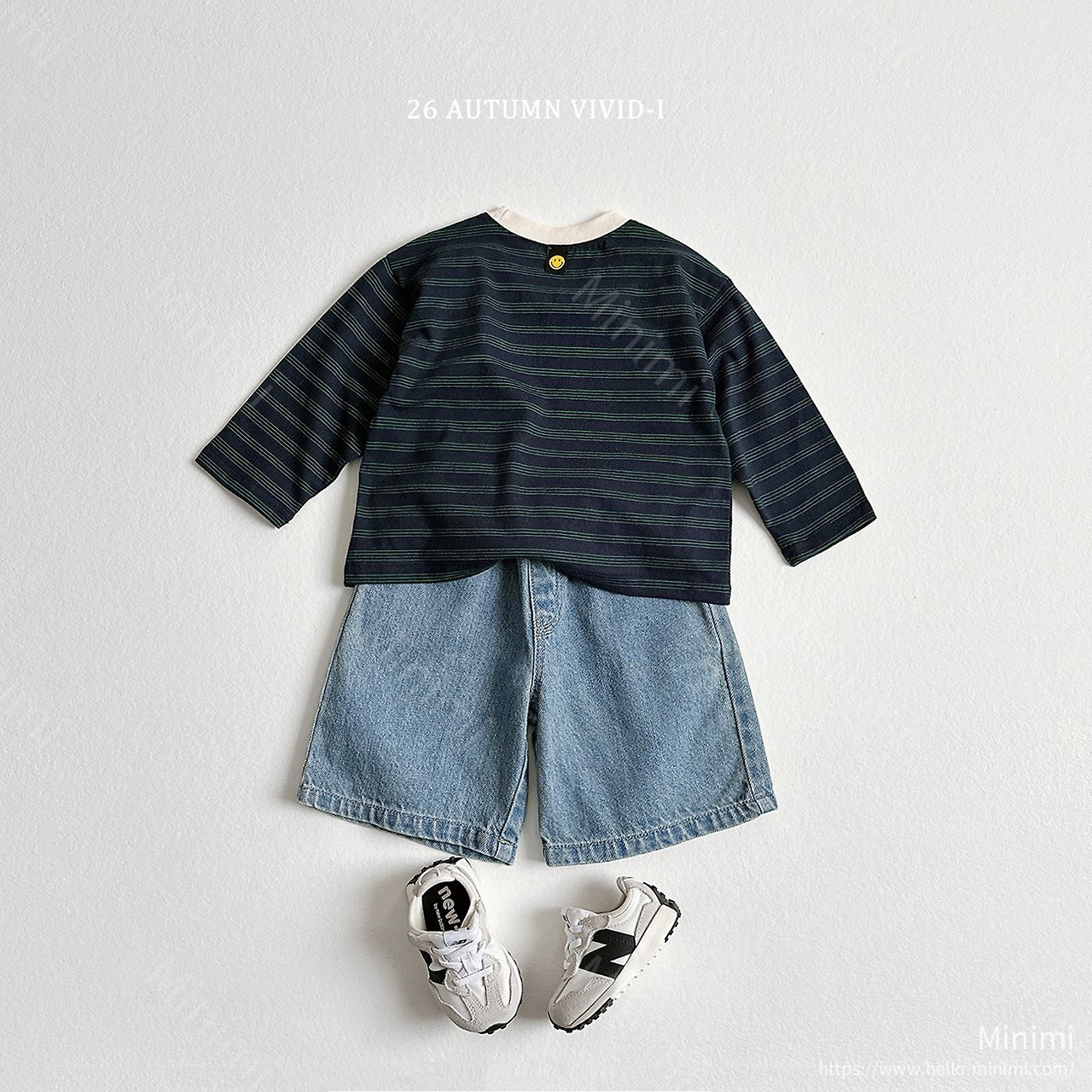 VIVID-I Stripe Smile Label T-shirt 細節圖 17