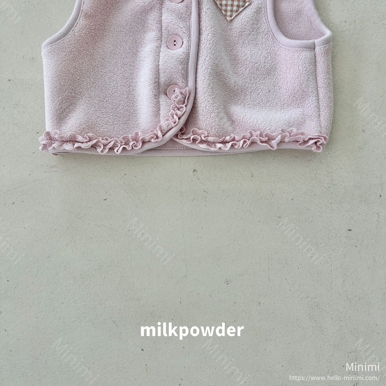 milkpowder Fogny Fleece Vest 細節圖 9