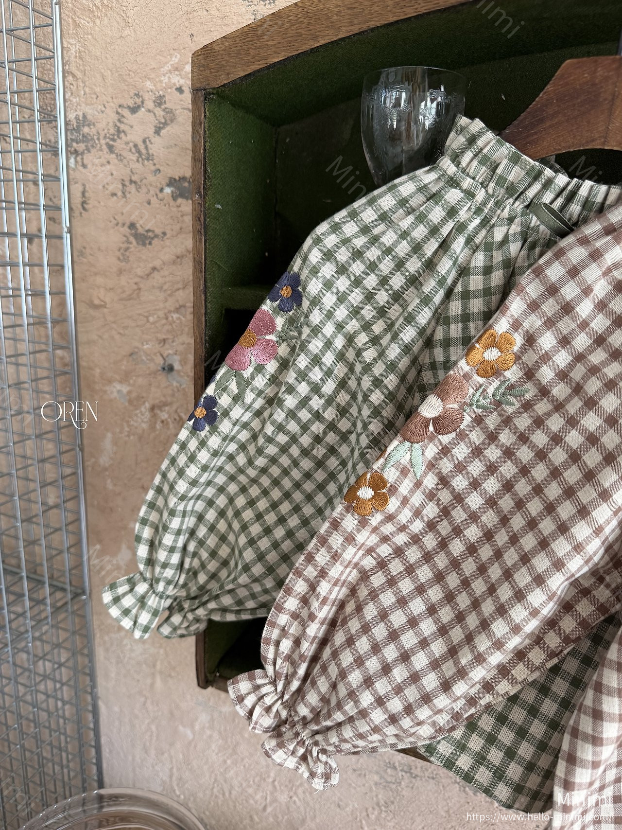 Oren Manon Check Blouse 細節圖 33