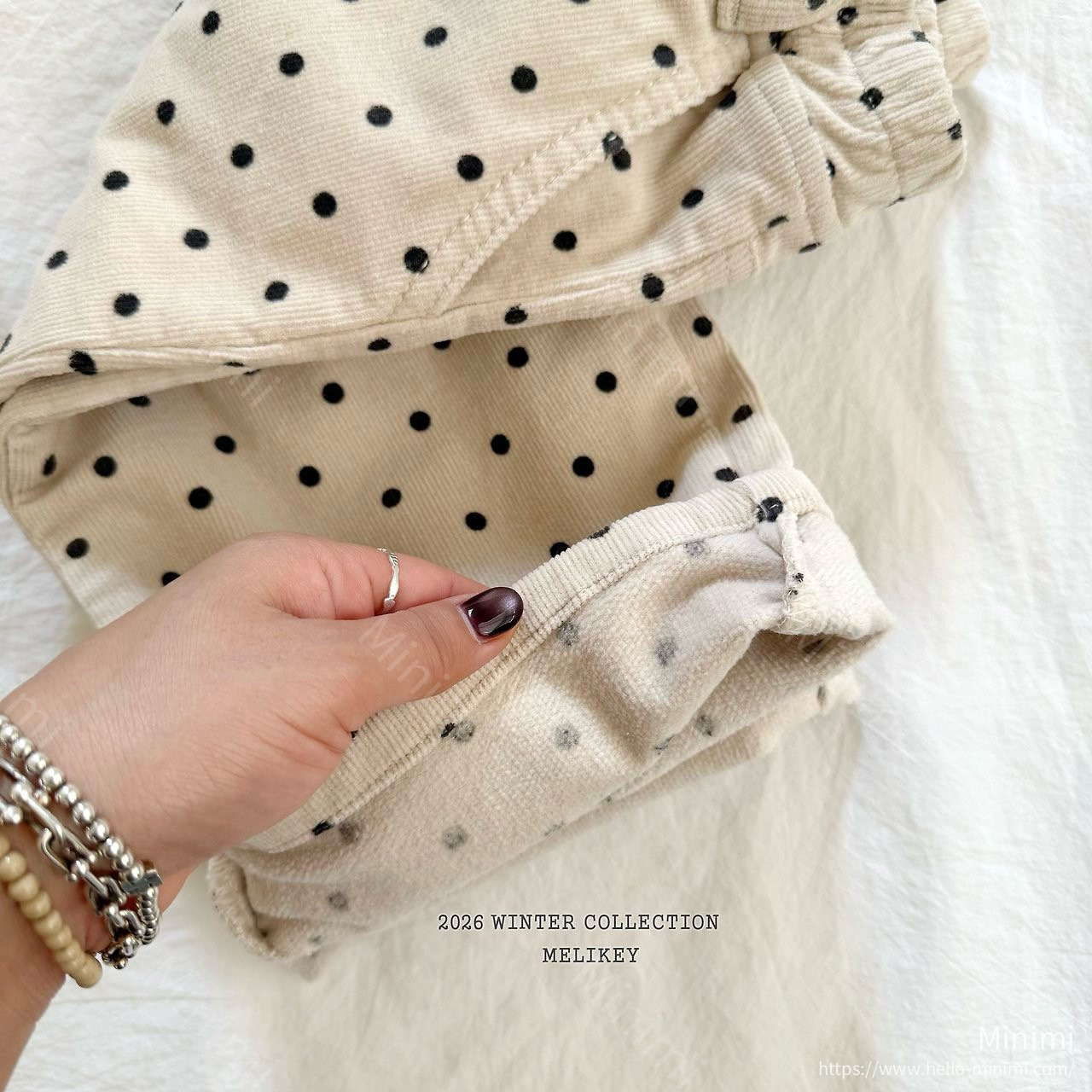 Melikey Polka Dot Corduroy Pants 細節圖 19