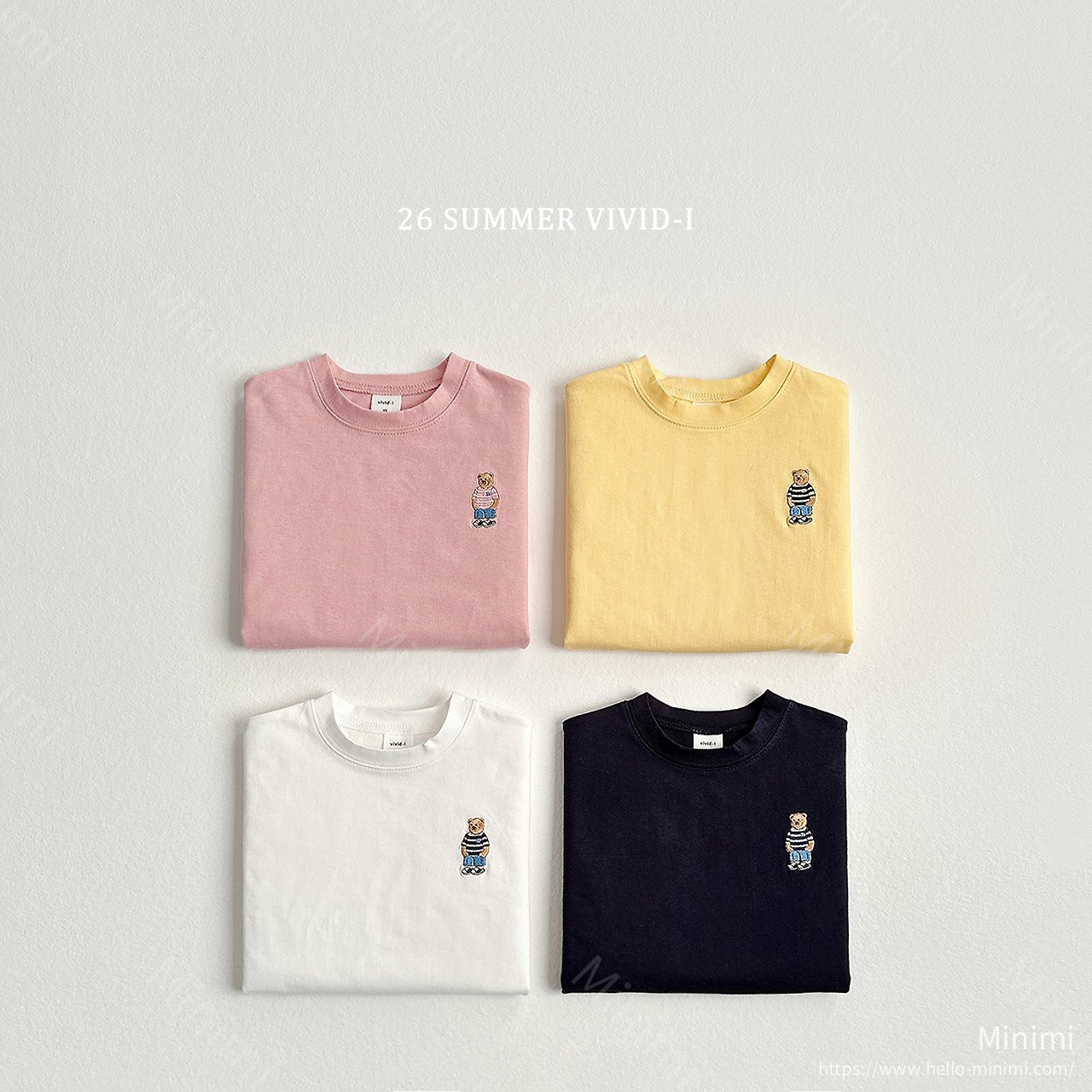 Bear Embroidery T-Shirt