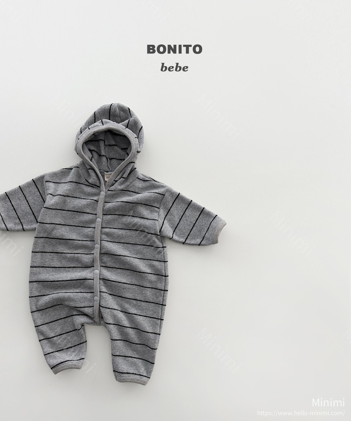 BONITO Stripe Terry Hood Suit 細節圖 7