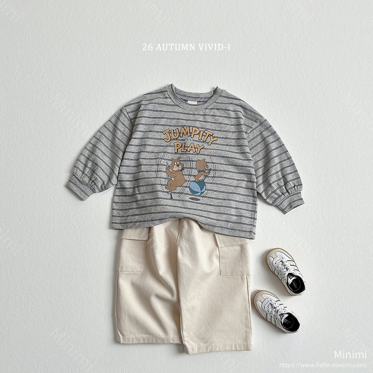 VIVID-I Stripe Cartoon Single T-shirt 細節圖 18