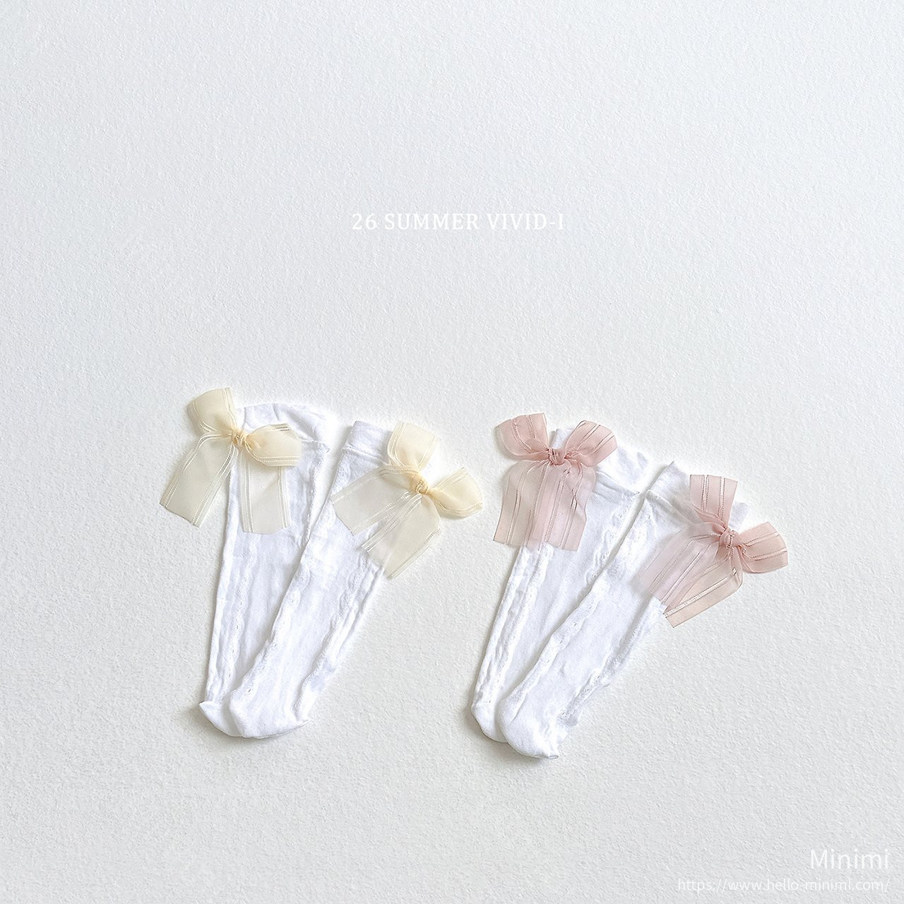 VIVID-I Lace Ribbon Socks 細節圖 1