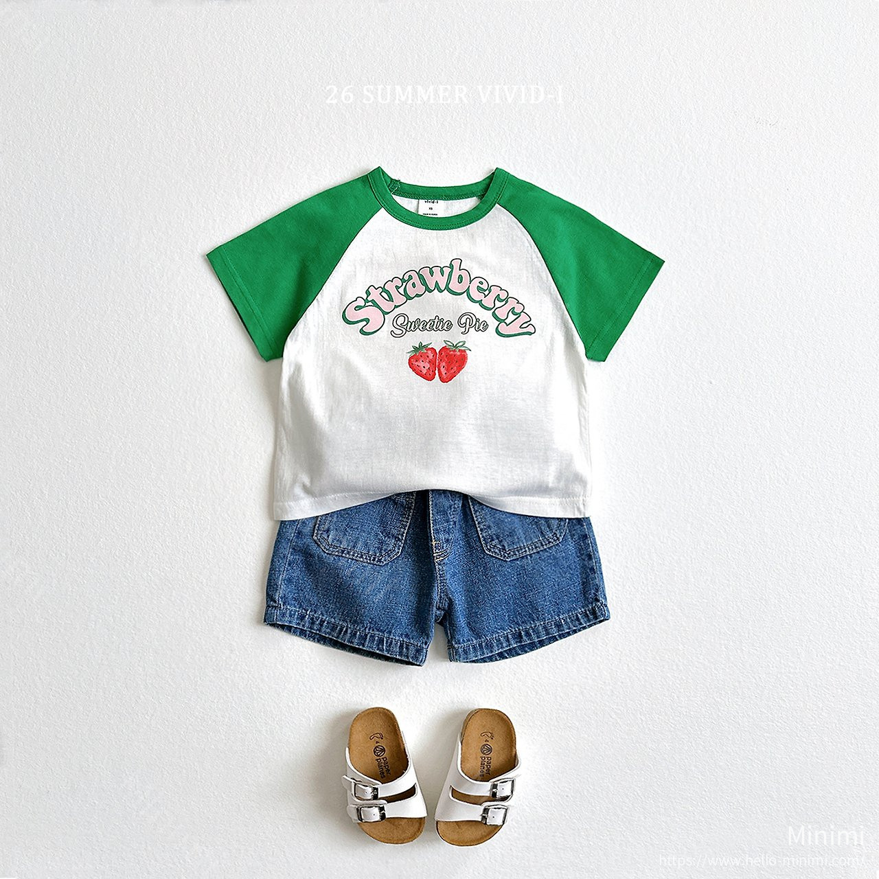 VIVID-I Strawberry Raglan T-Shirt 細節圖 4