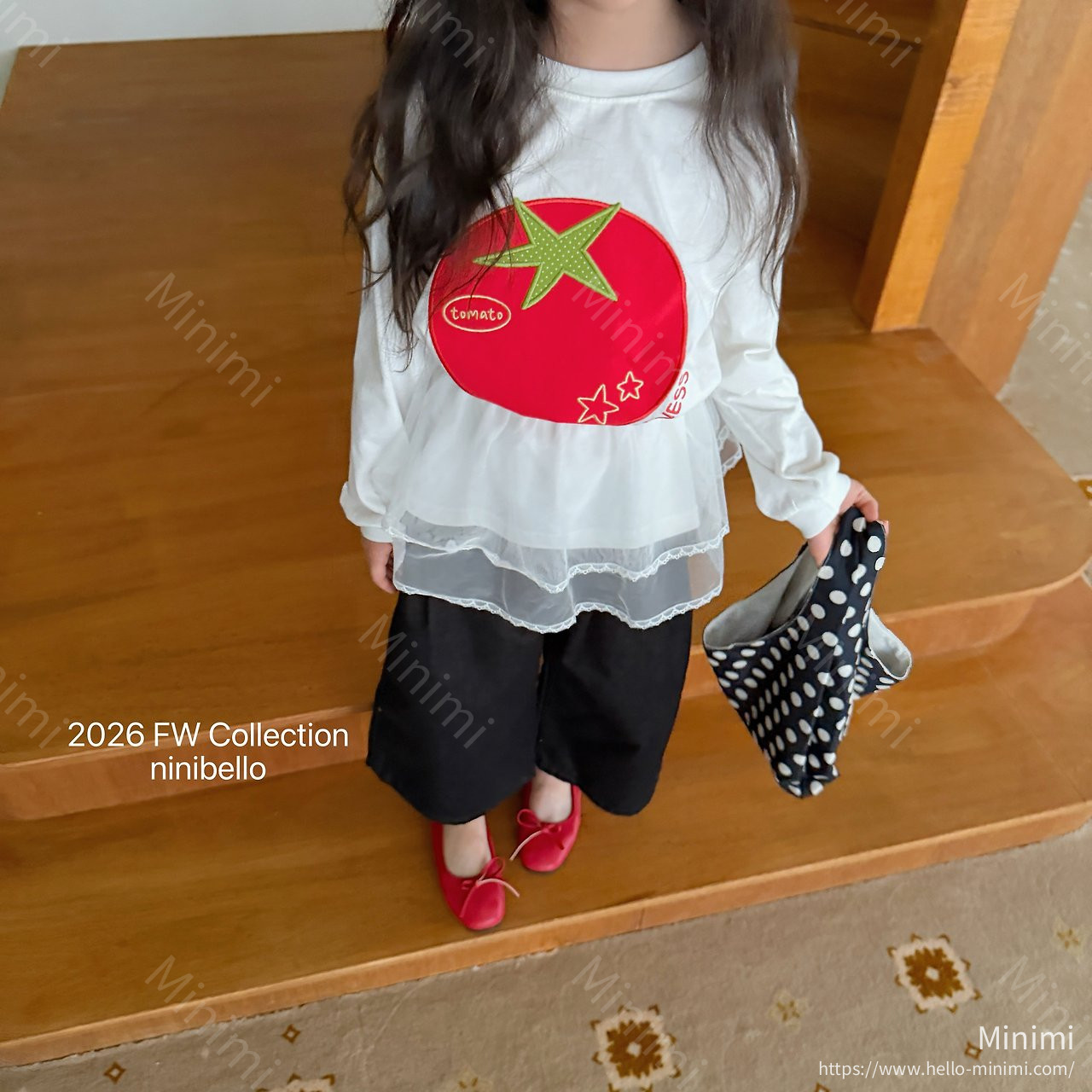 ninibello Tomato Patch T-shirt 細節圖 11
