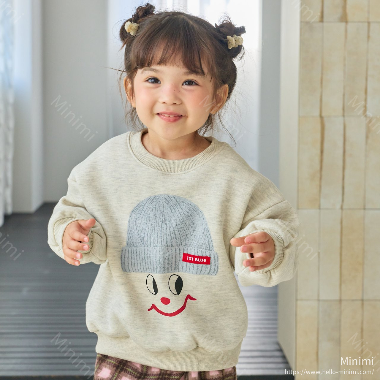 1st BLUE Hat Print Sweatshirt 細節圖 9