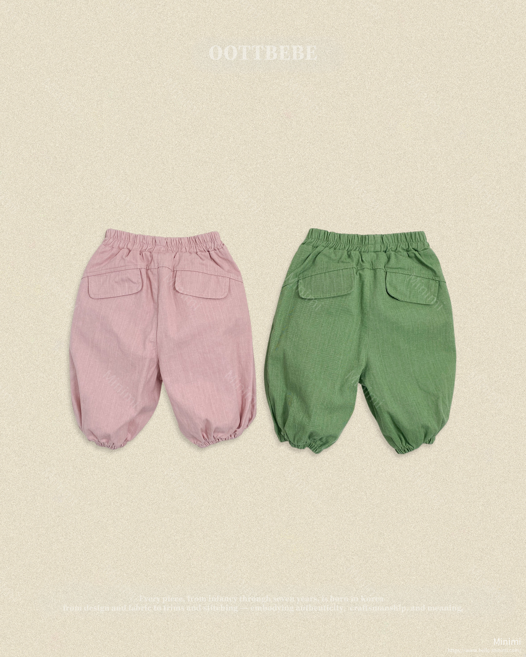 oott bebe Hip Slub Pants 細節圖 10