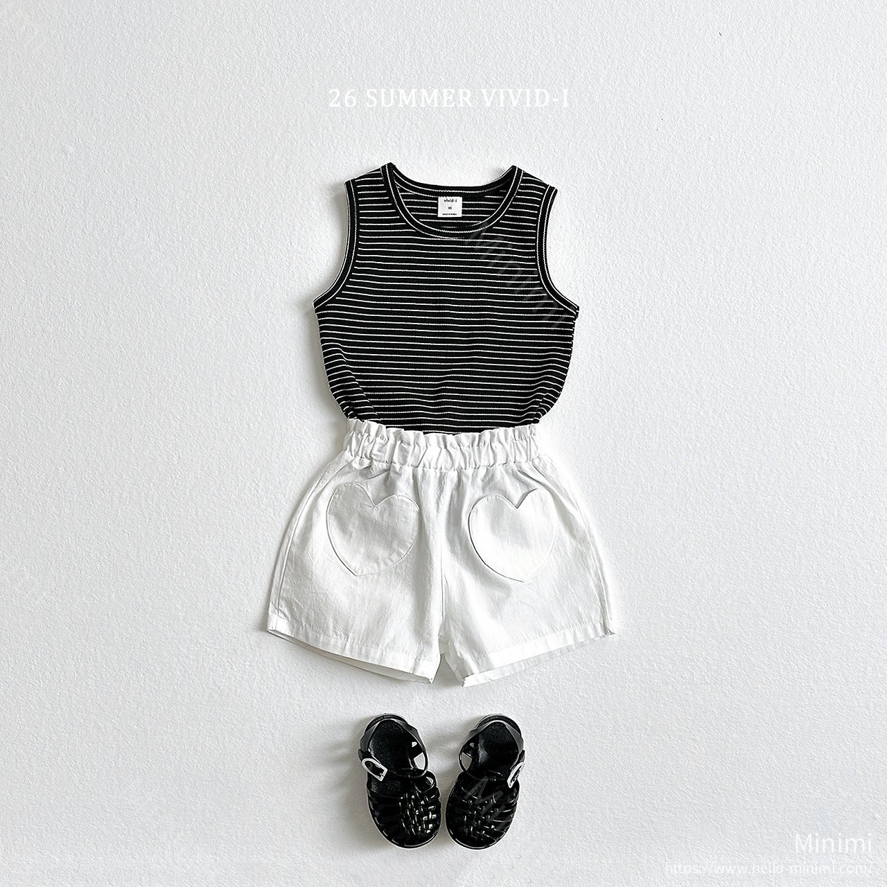 VIVID-I (Event) Striped Ribbed Sleeveless Top 細節圖 11