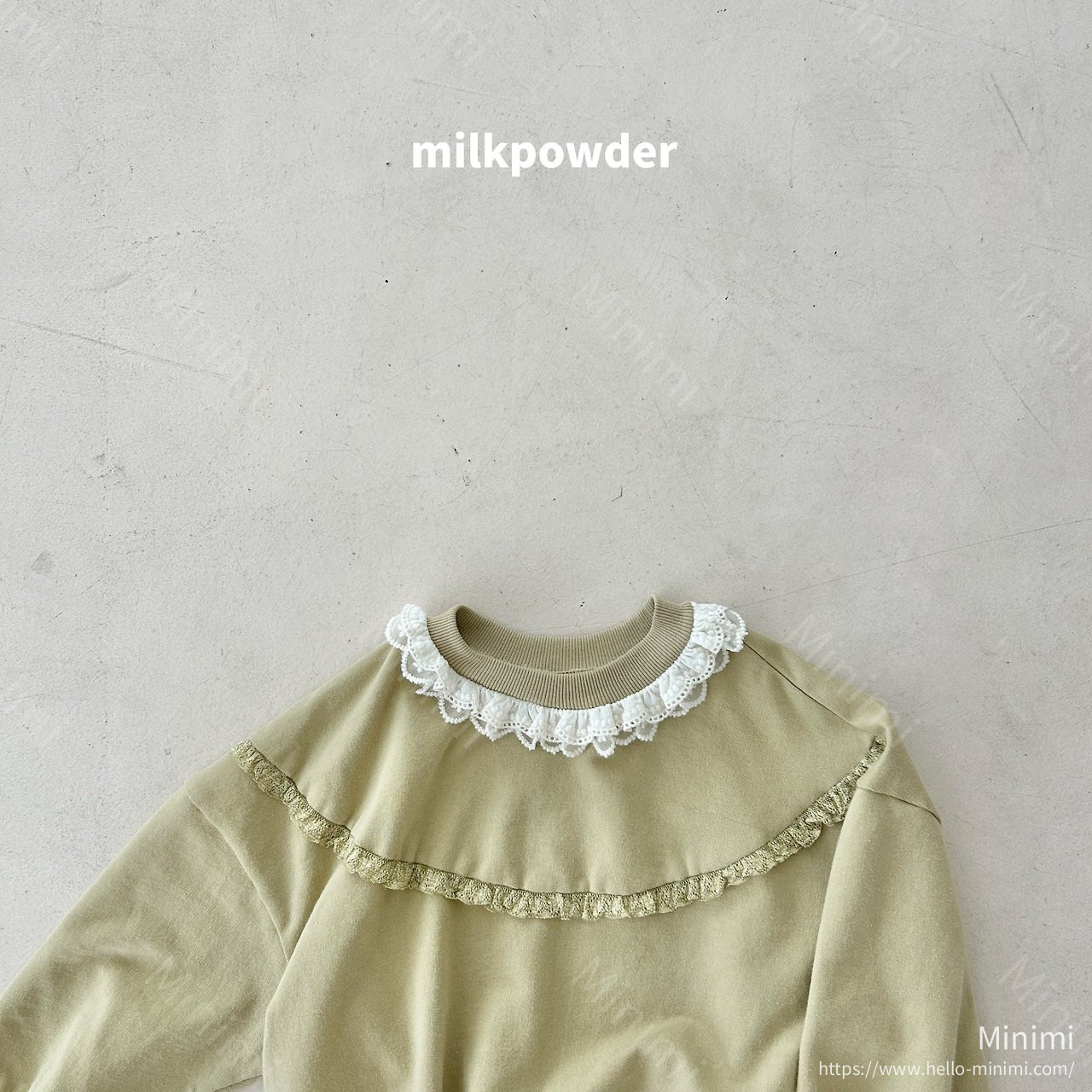 milkpowder Olive Sweatshirt 細節圖 14