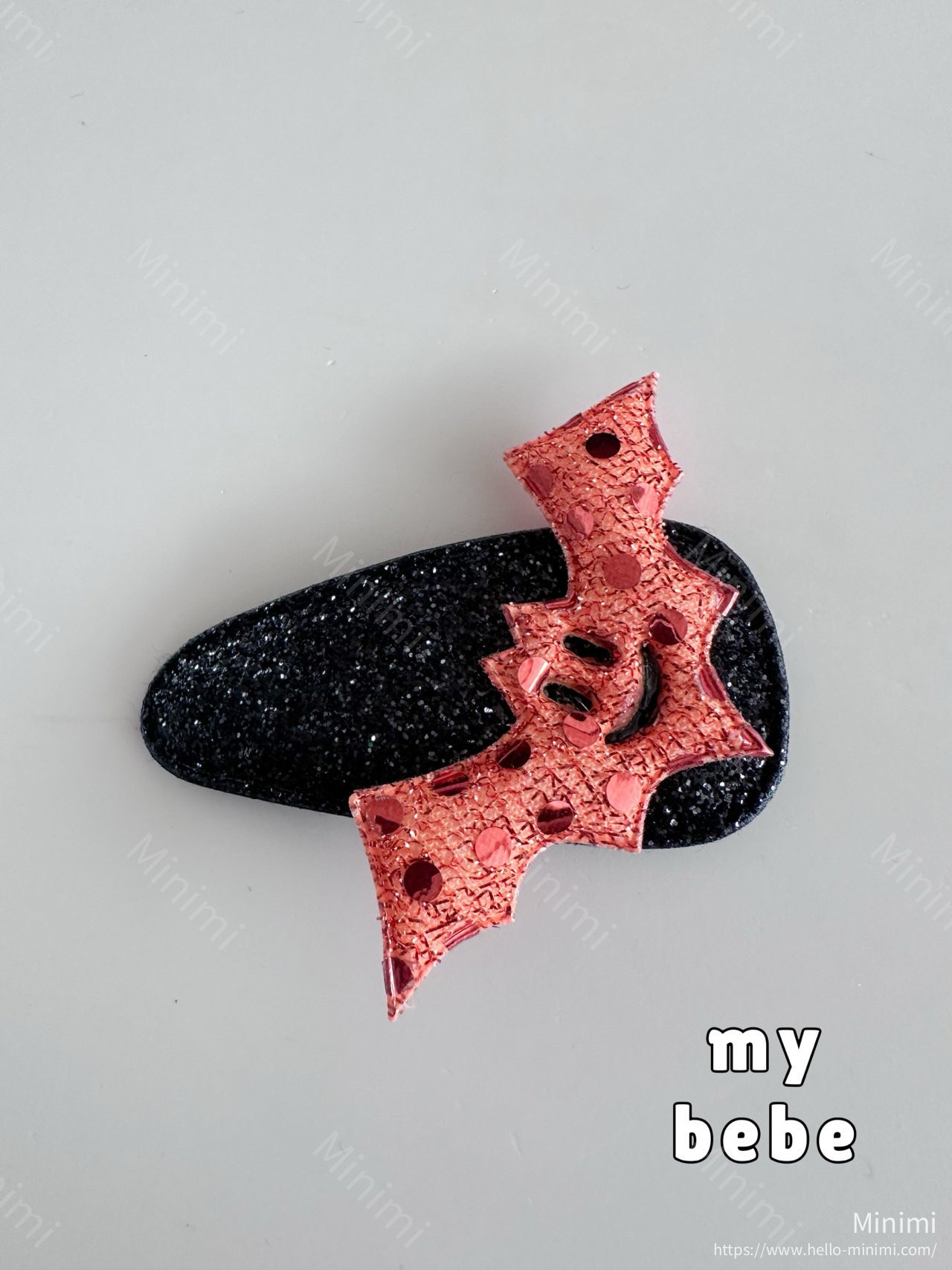 my_bébé Halloween Bat Hairpin Set 細節圖 6