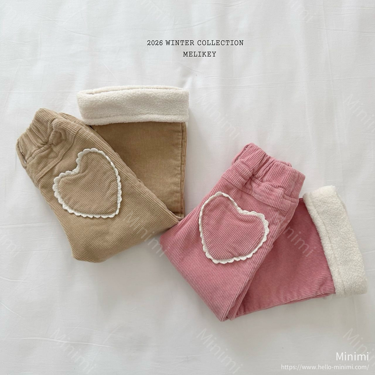 Melikey Corduroy Heart Bootcut 細節圖 25