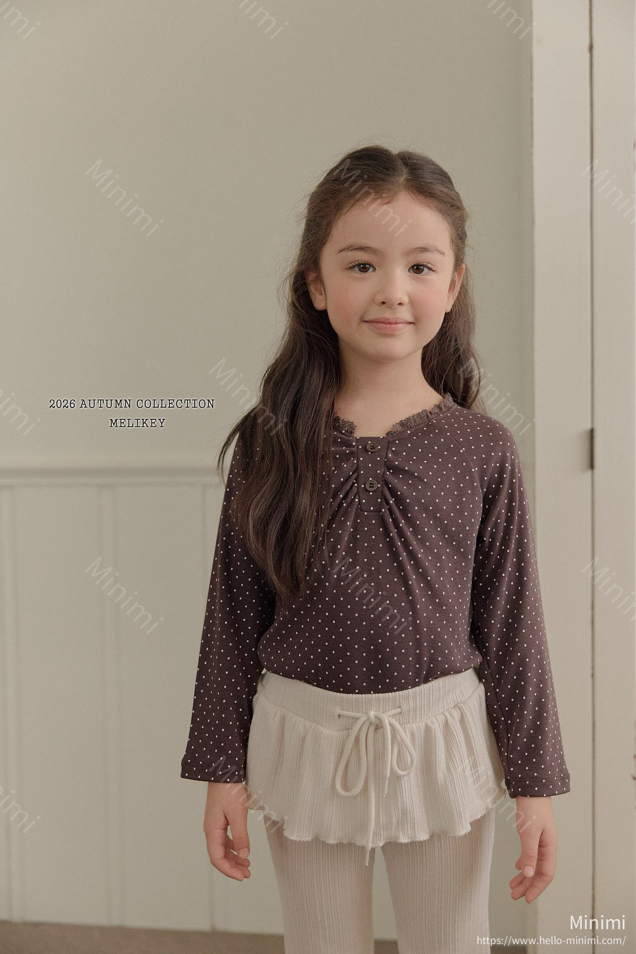 Melikey Dot Shirring T-shirt 細節圖 36