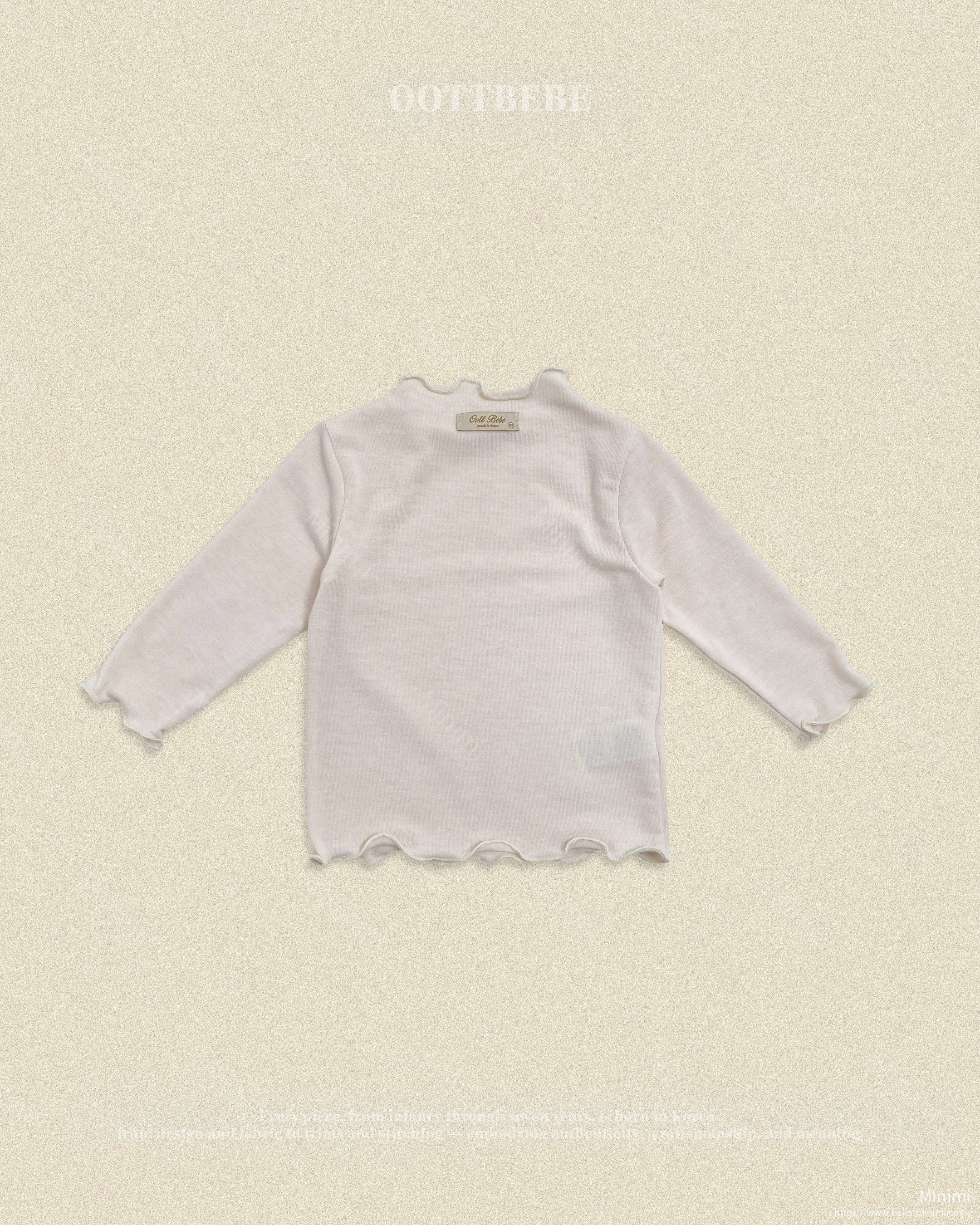 oott bebe Pastel Ruffle T-shirt 細節圖 10