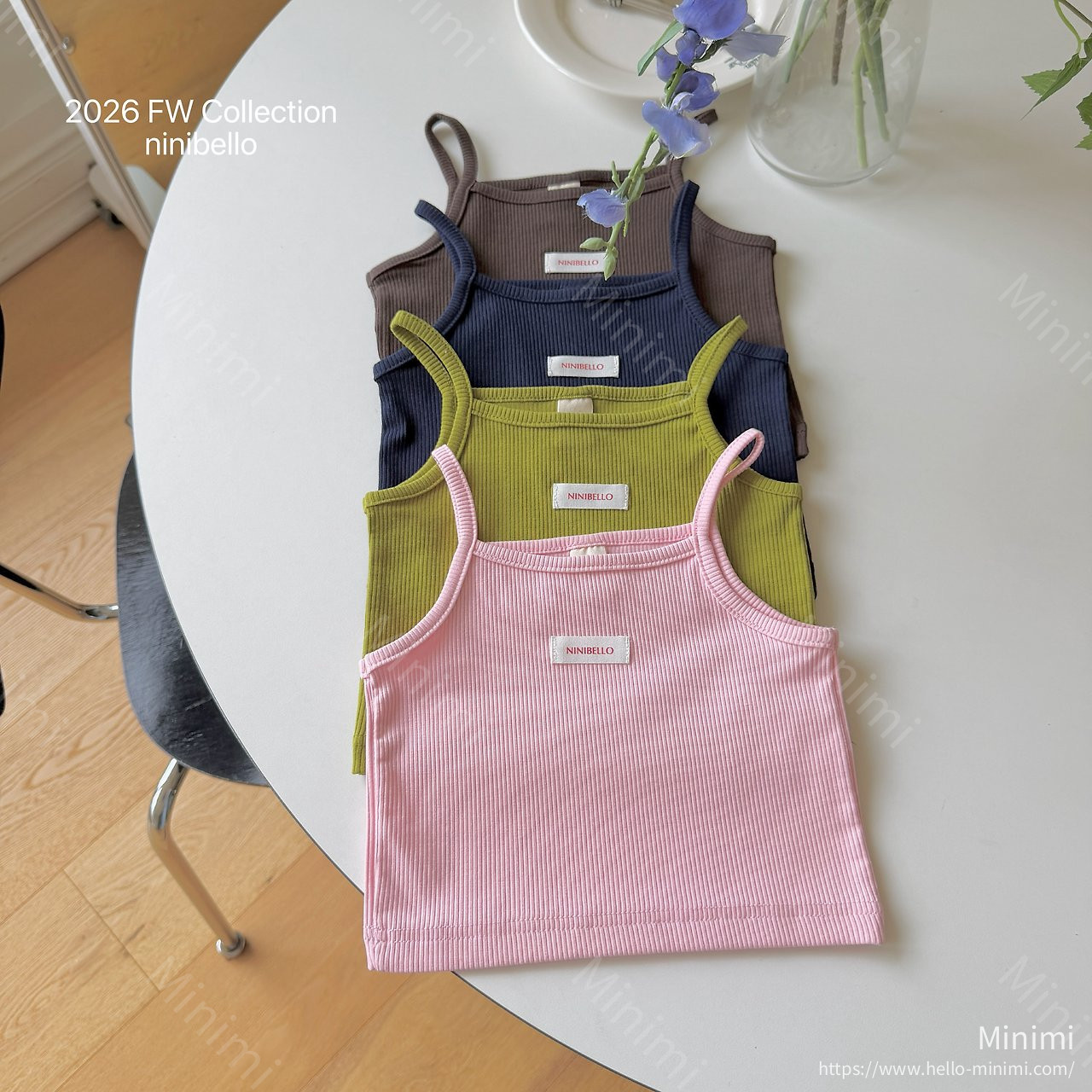 ninibello Vive Ribbed Sleeveless Top 細節圖 3