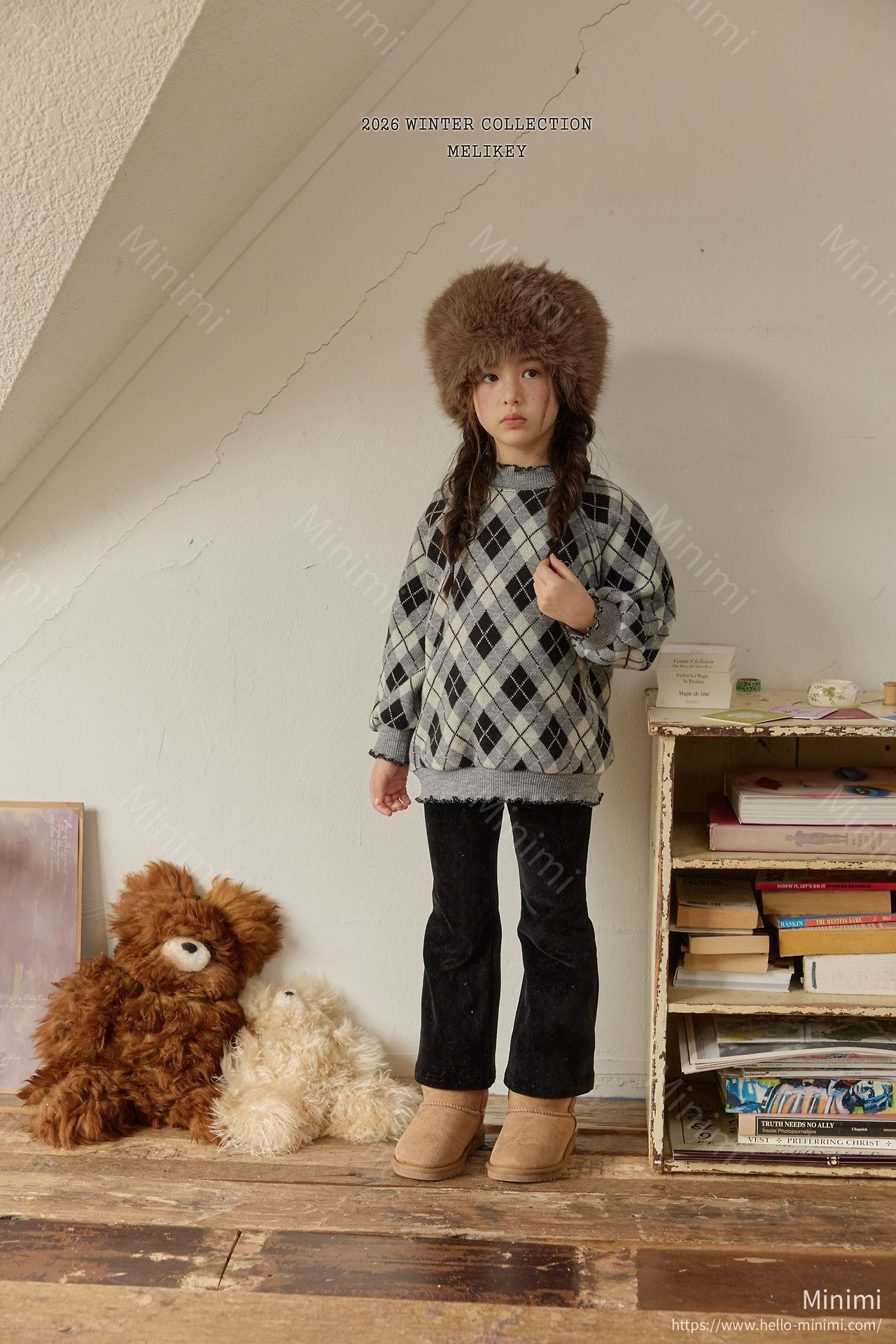 Melikey Ash Argyle Sweatshirt 細節圖 14