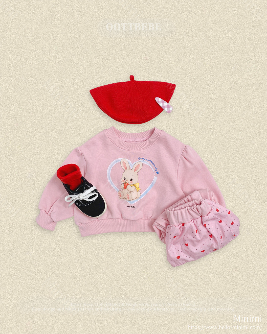 oott bebe Cutie Rabbit Set 細節圖 5
