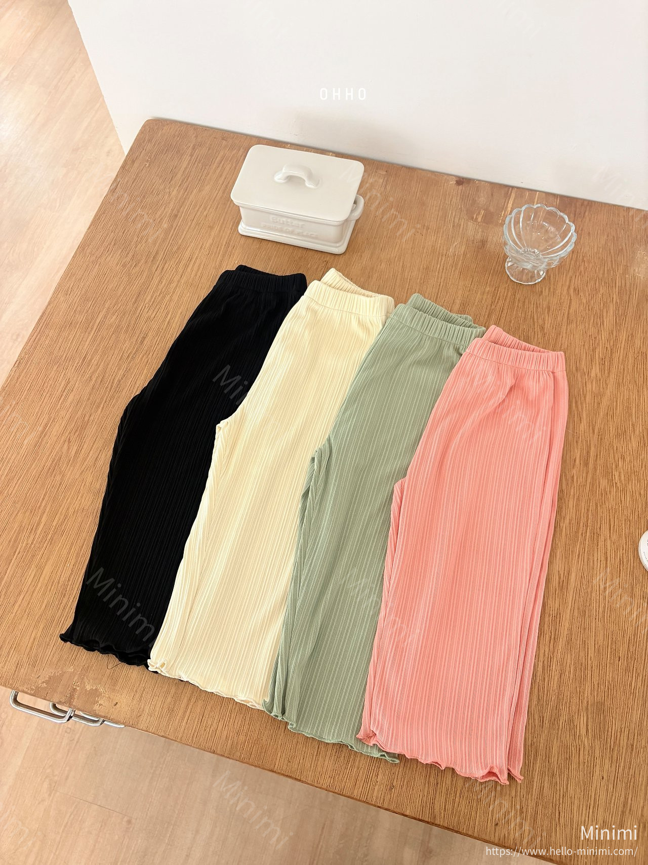 OHHO Heart Pleats Pants 細節圖 1