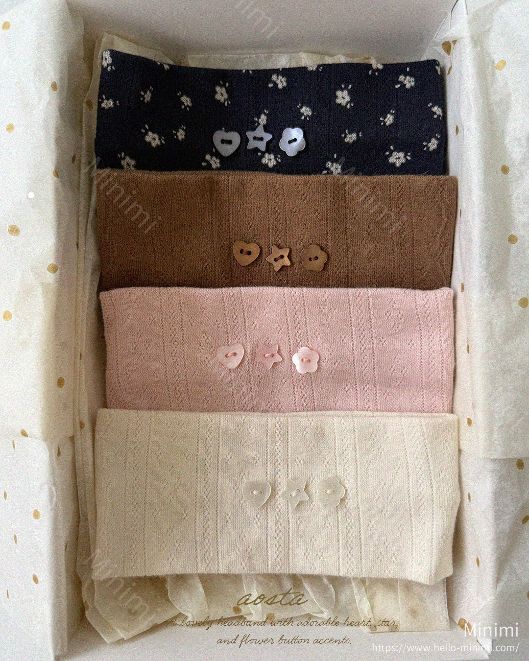 Aosta atelier Star Candy Headband 細節圖 19