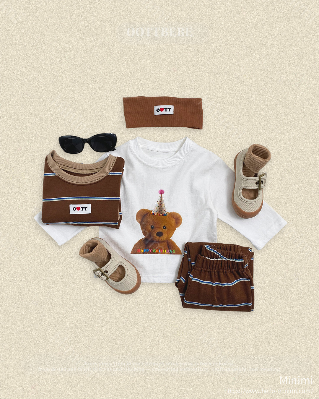 oott bebe Rookie Striped Set 細節圖 11