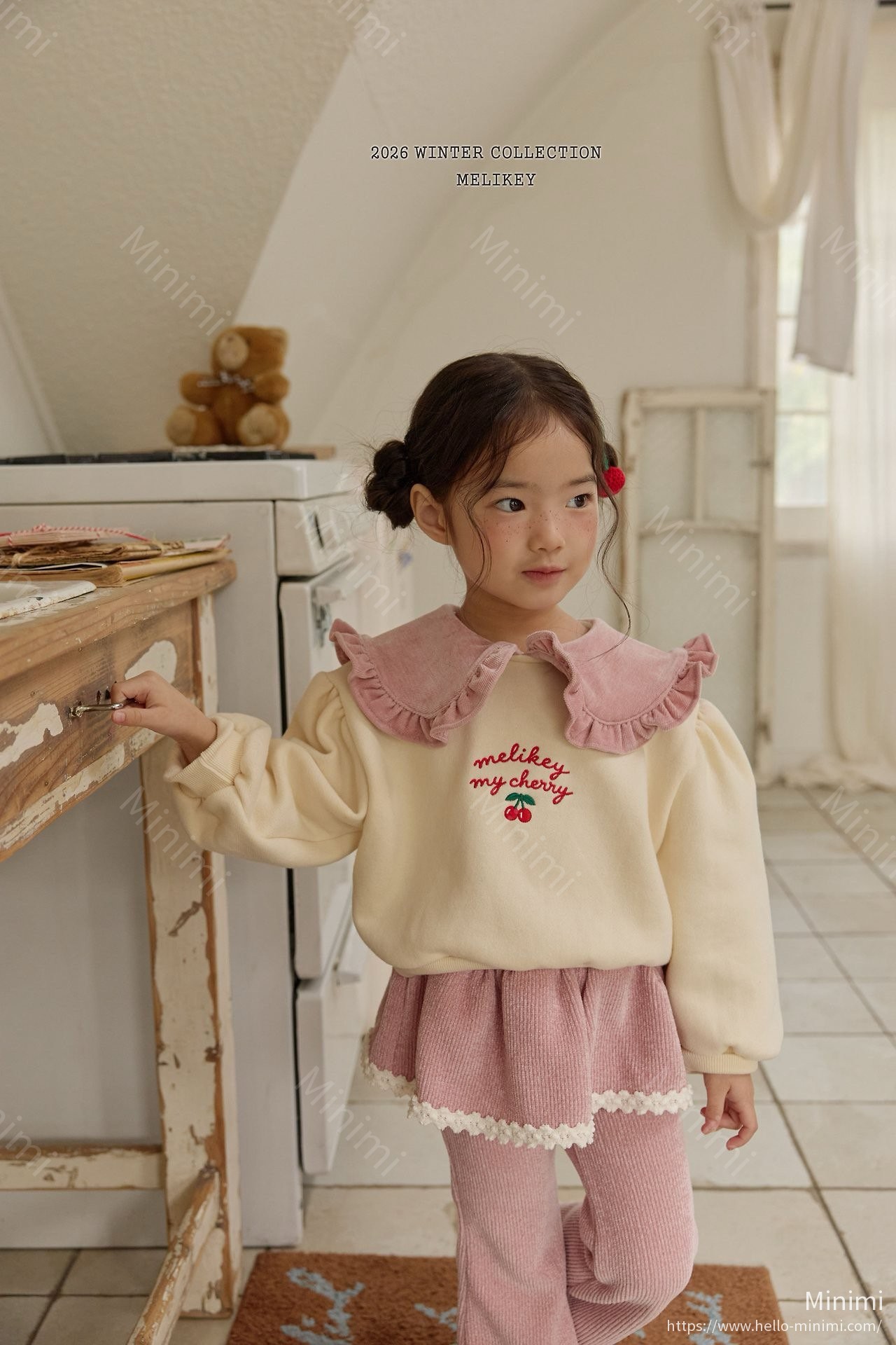 Melikey Cherry Collar Sweatshirt 細節圖 9