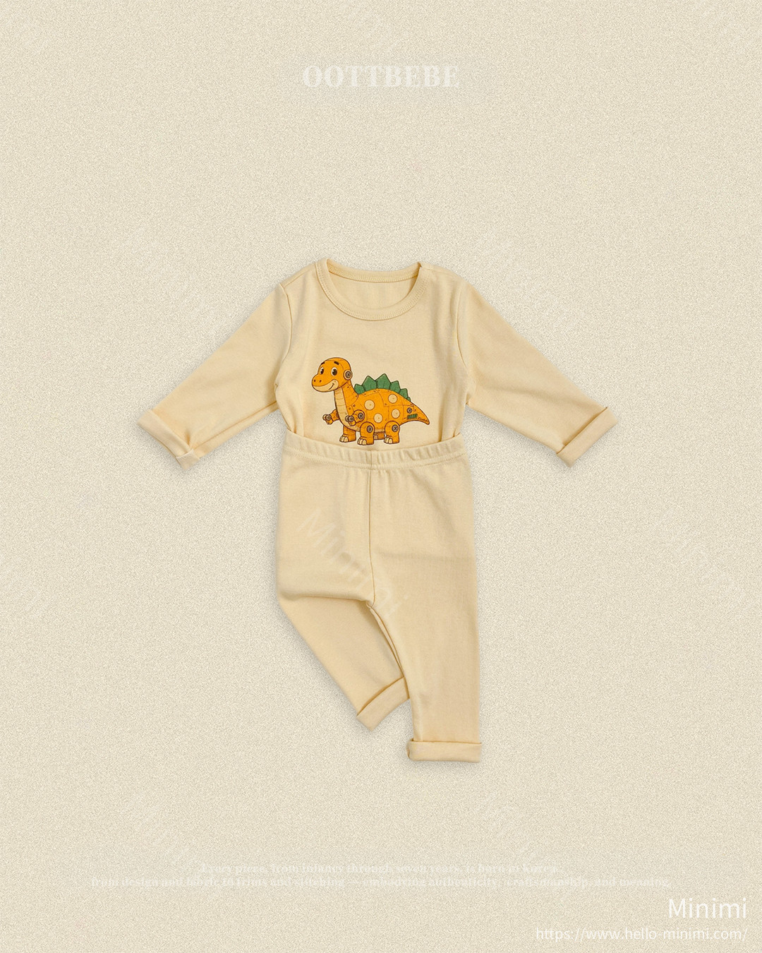 oott bebe Robot Dinosaur Loungewear 細節圖 9