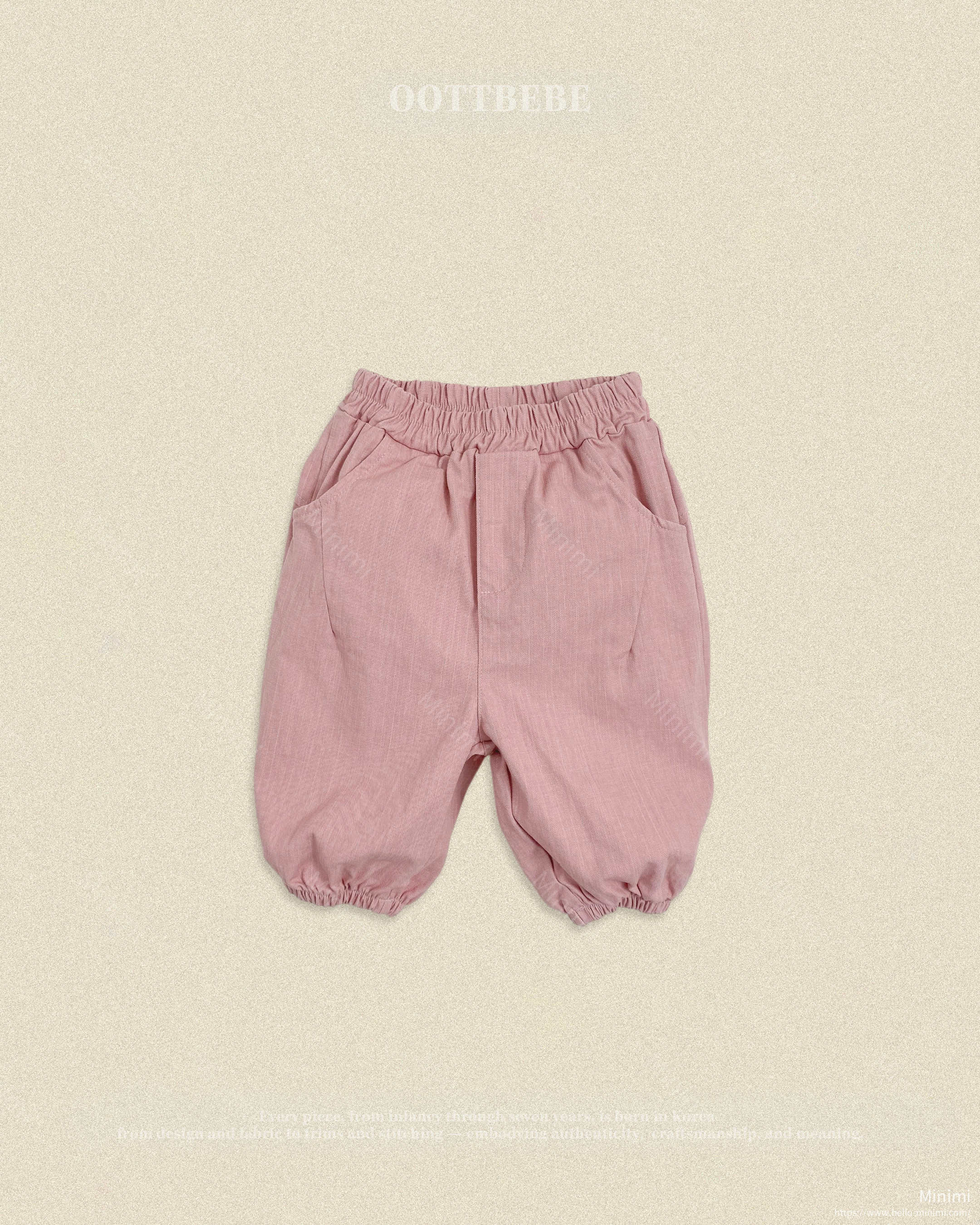 oott bebe Hip Slub Pants 細節圖 3