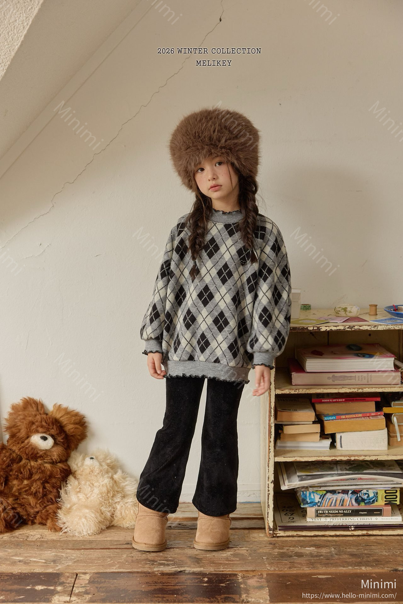 Melikey Ash Argyle Sweatshirt 細節圖 12